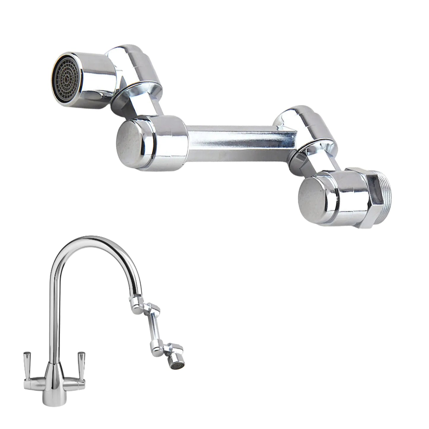Rotatable 1080 Kitchen Faucet Nozzle Extender Adapter