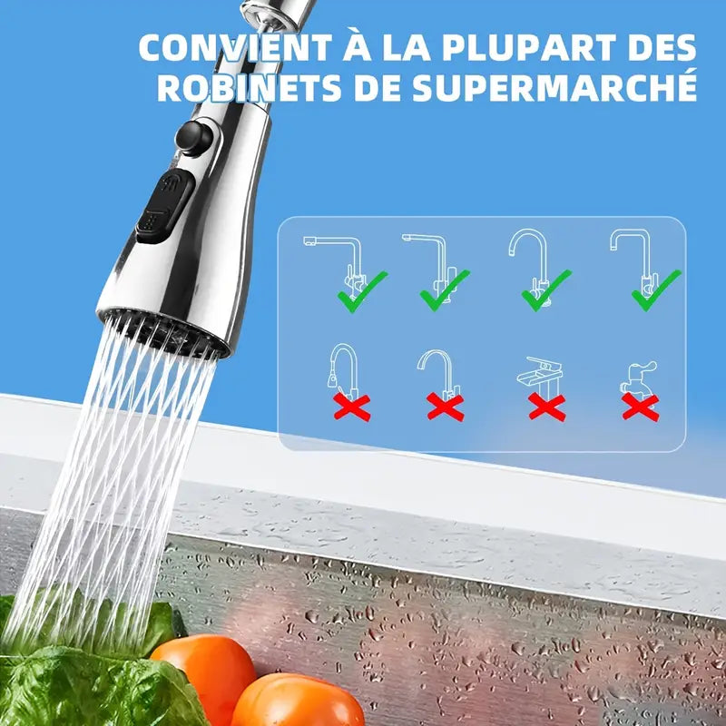 Universal Faucet Extender Nozzle