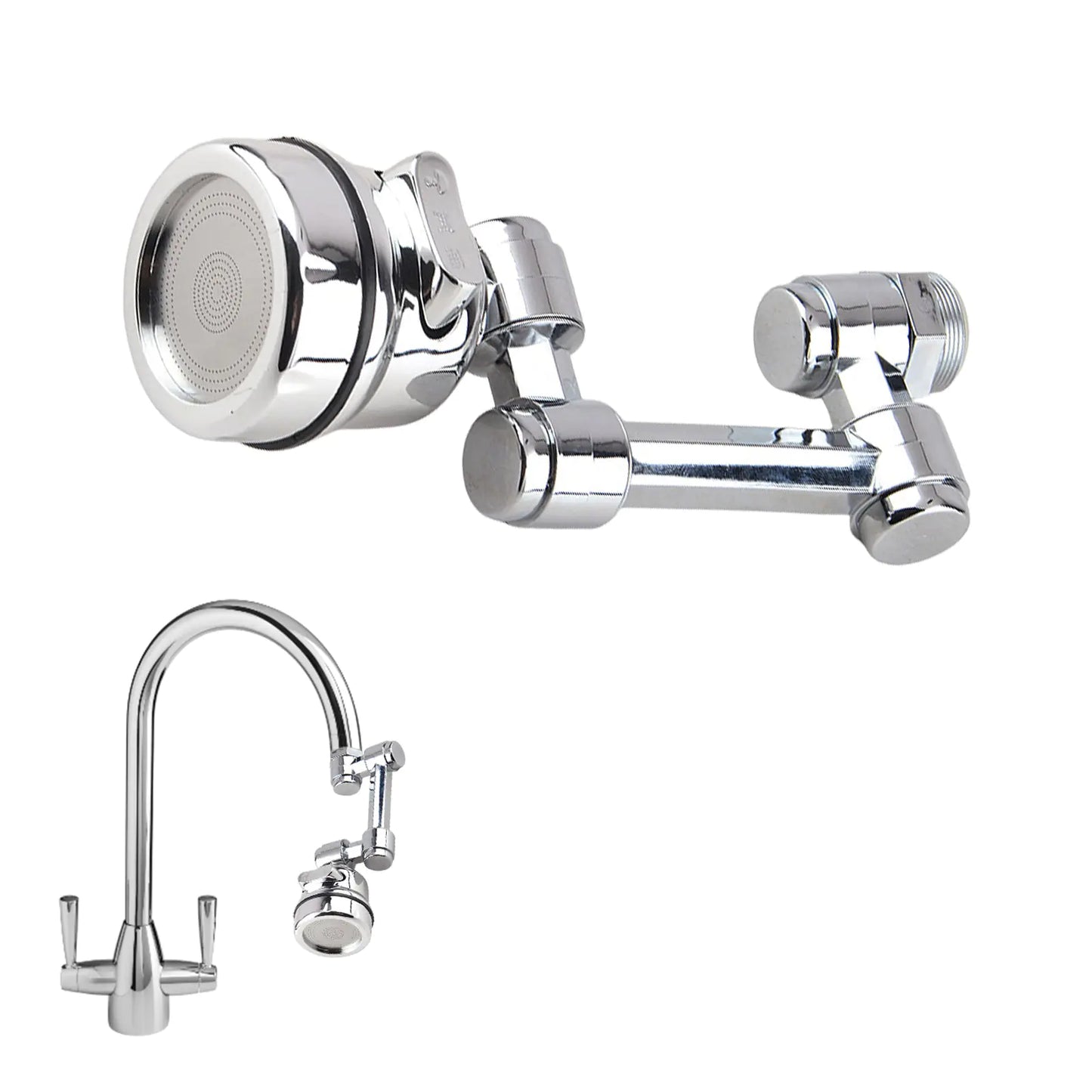 Rotatable 1080 Kitchen Faucet Nozzle Extender Adapter