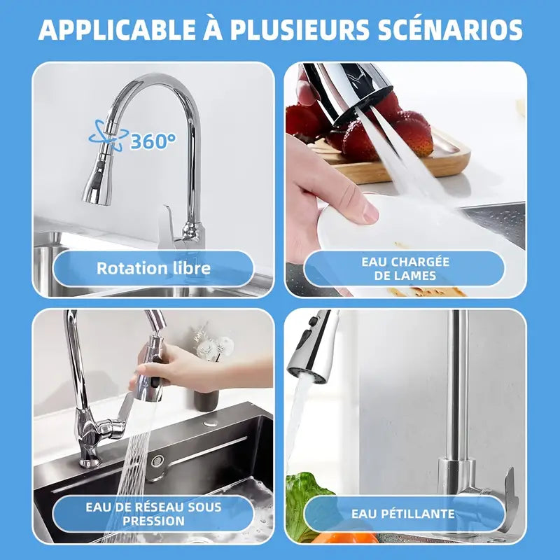 Universal Faucet Extender Nozzle